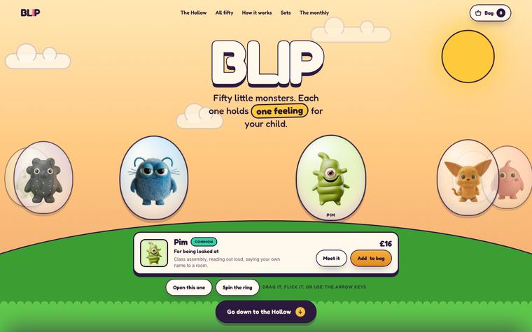 BLIP, screen 1