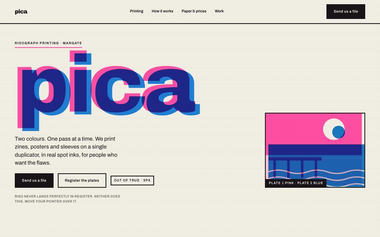 PICA, screen 1