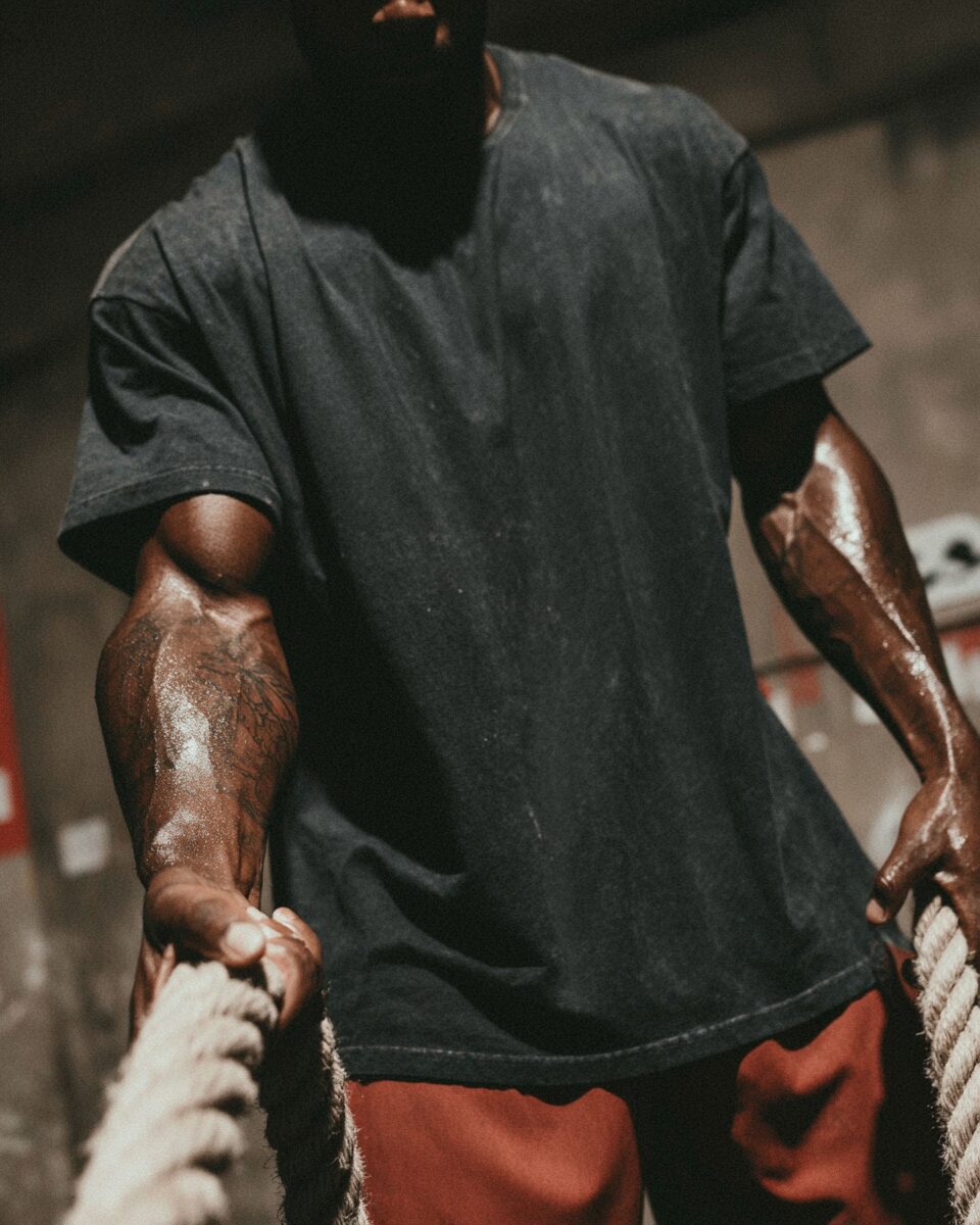 Grit campaign, strength training portrait