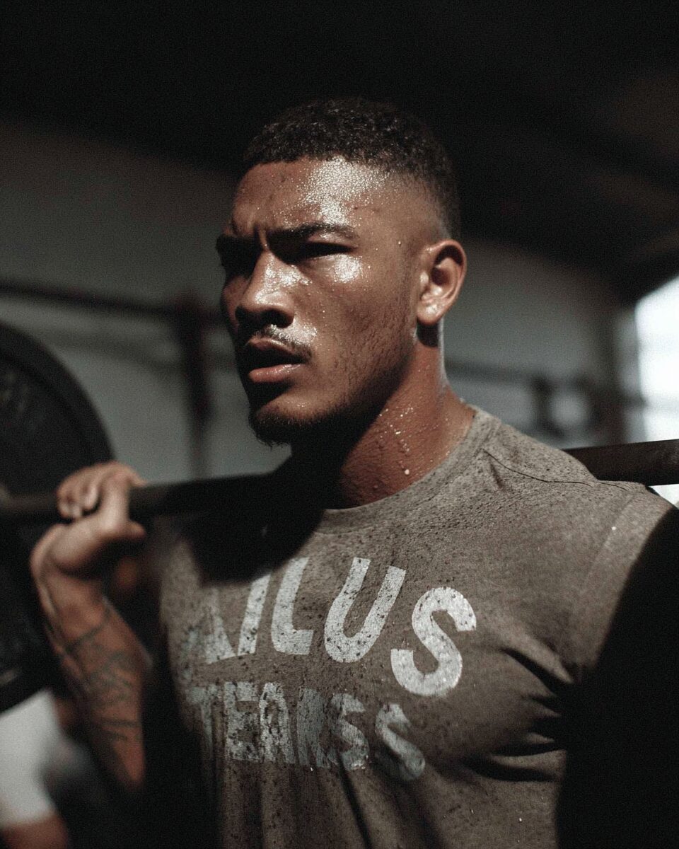 Grit campaign, strength training portrait