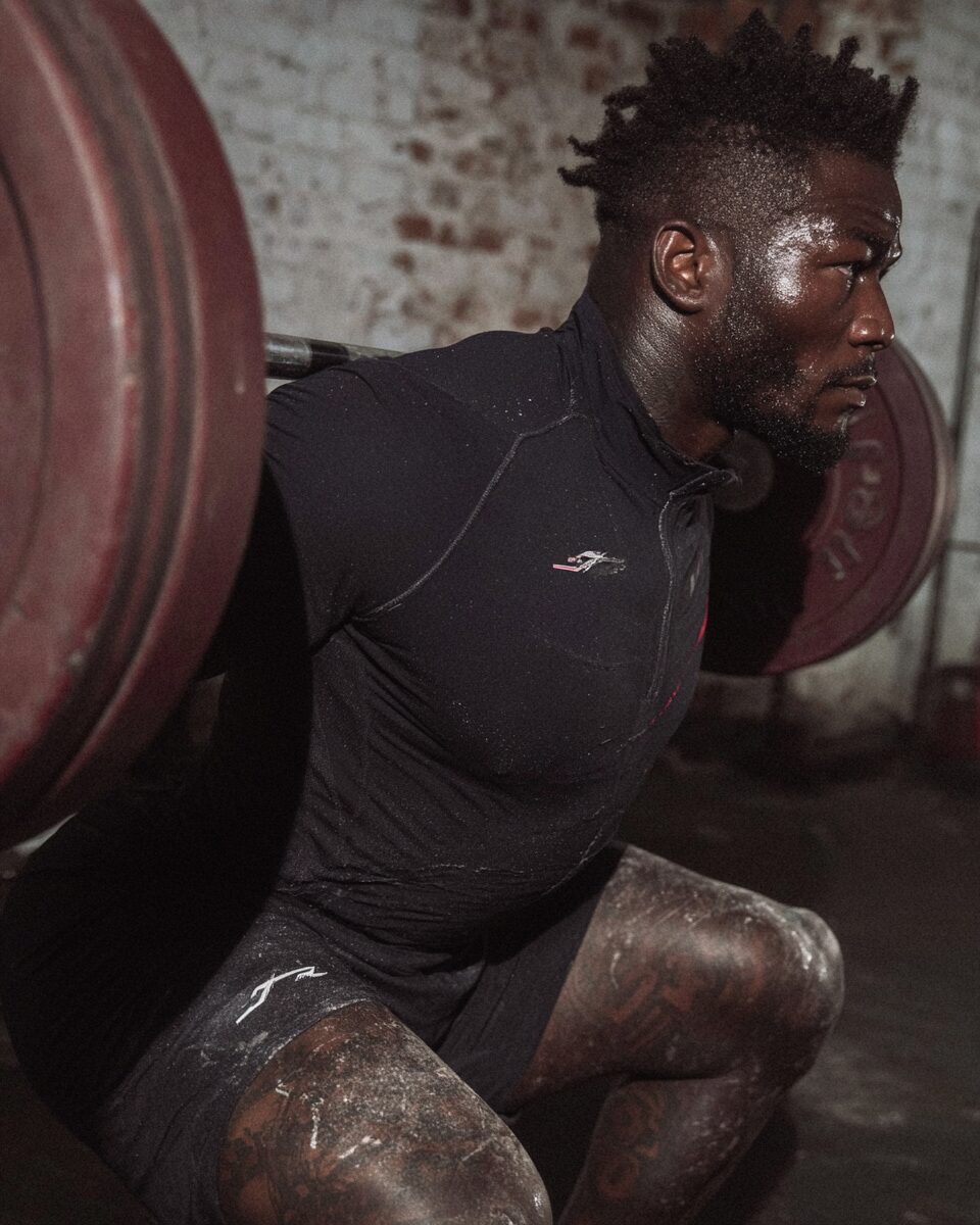 Grit campaign, strength training portrait
