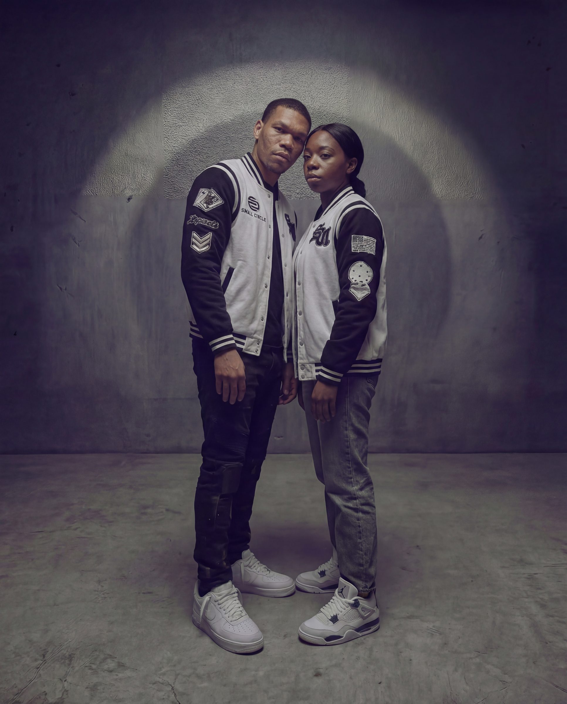 Small Circle varsity collection, studio shoot