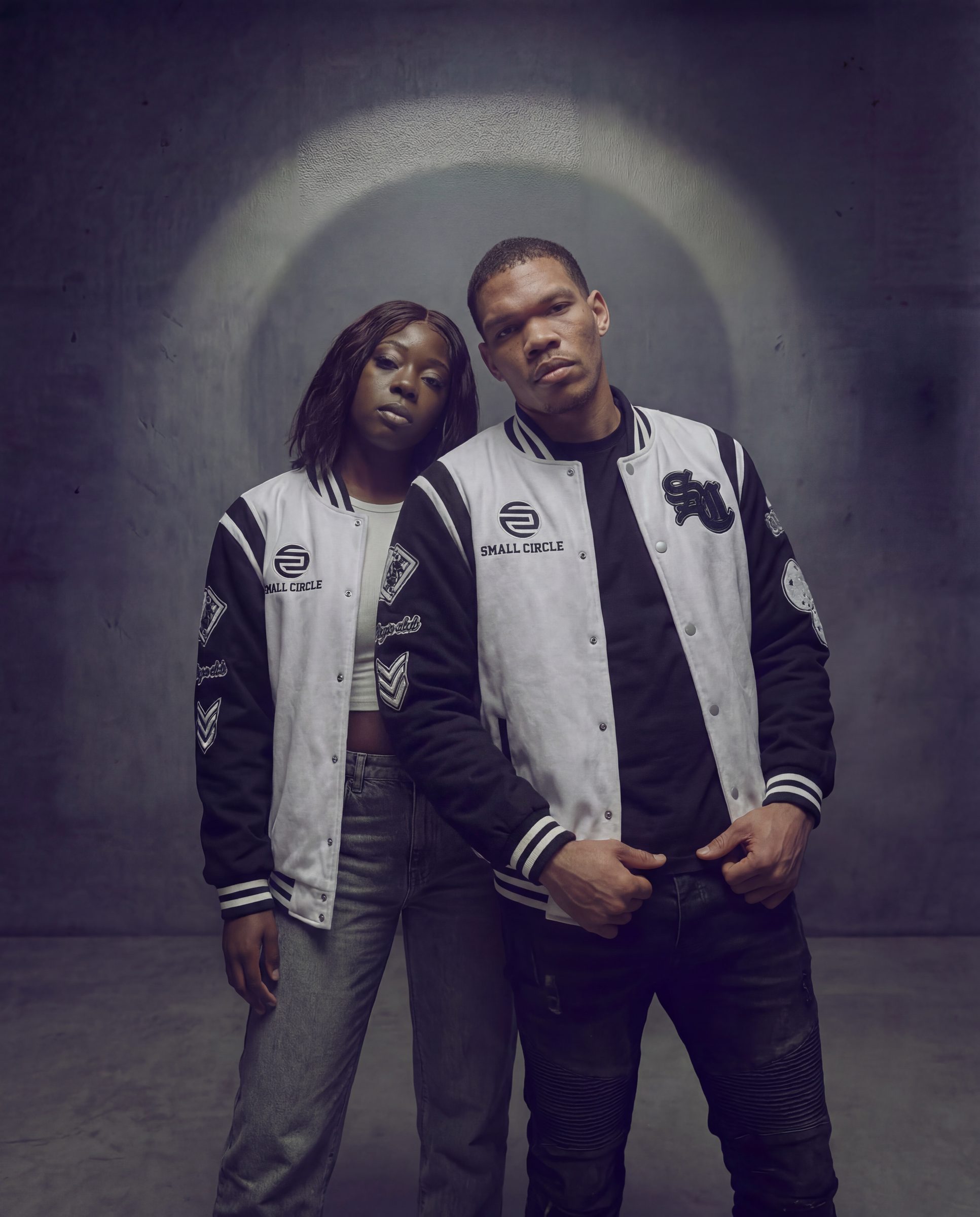Small Circle varsity collection, studio shoot
