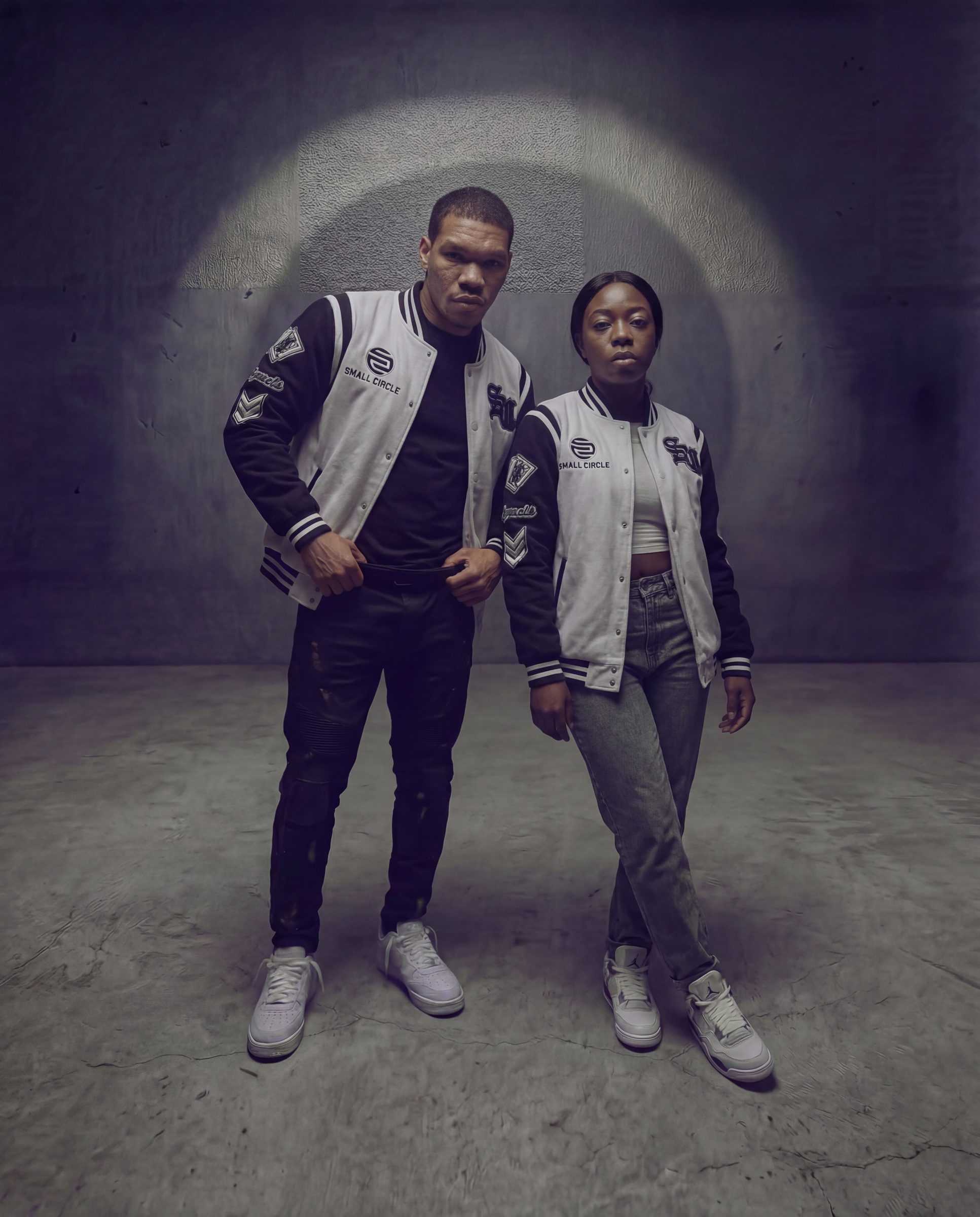 Small Circle varsity collection, studio shoot