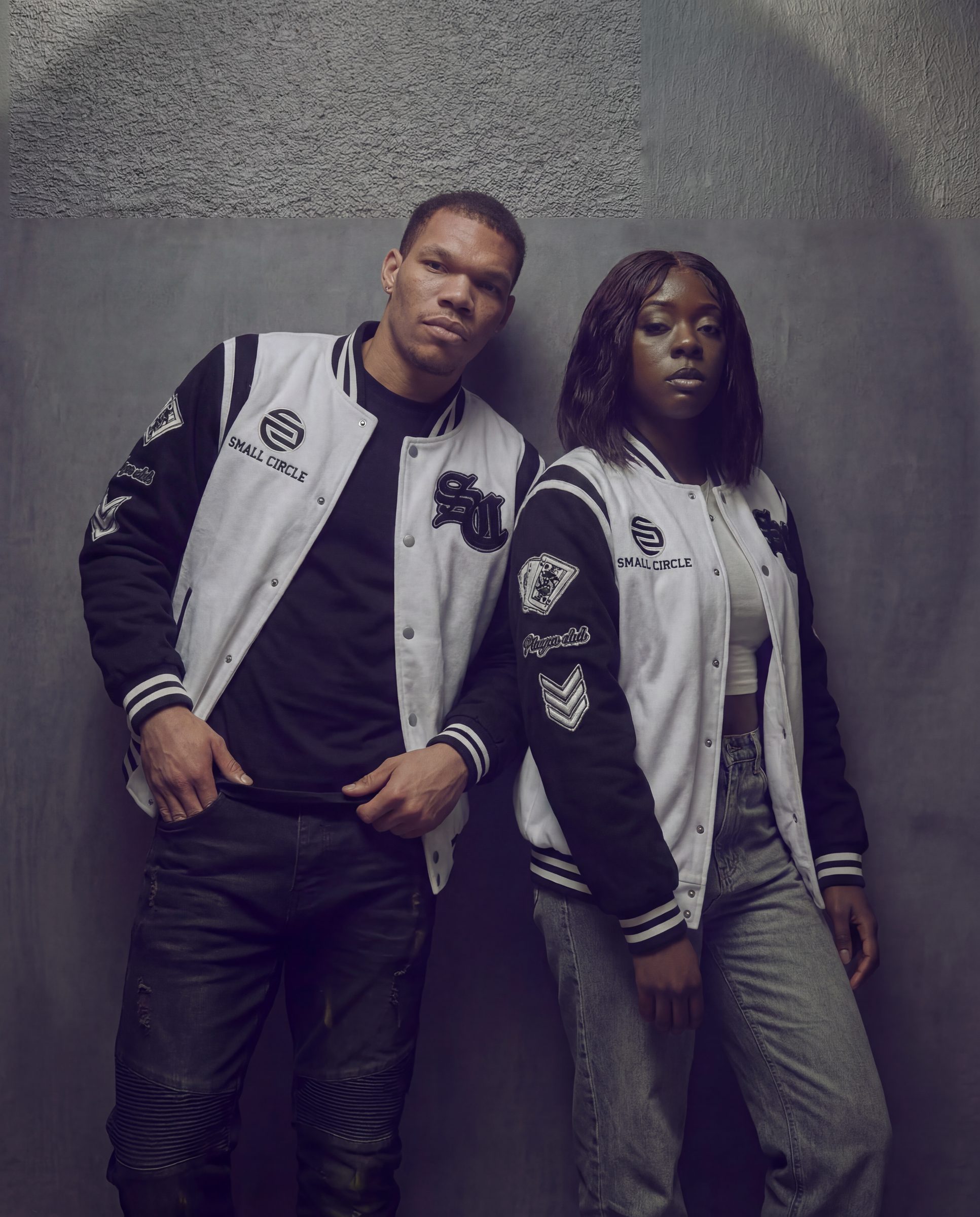 Small Circle varsity collection, studio shoot