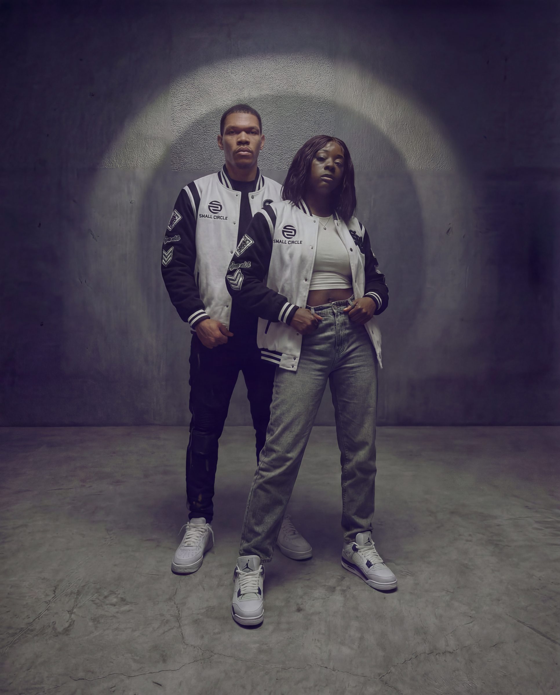 Small Circle varsity collection, studio shoot