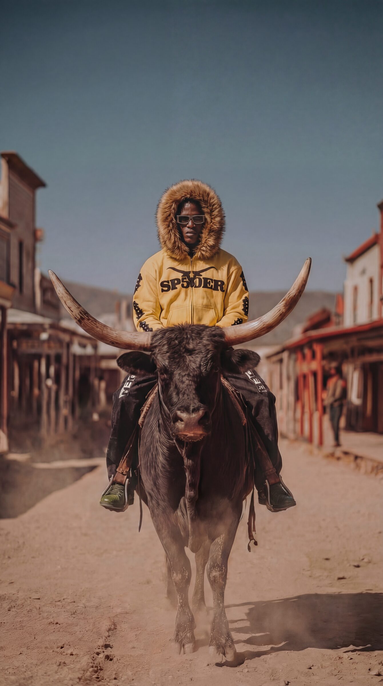 Spider streetwear campaign still